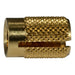 1/4"-20 Brass Coarse Thread Flush Inserts