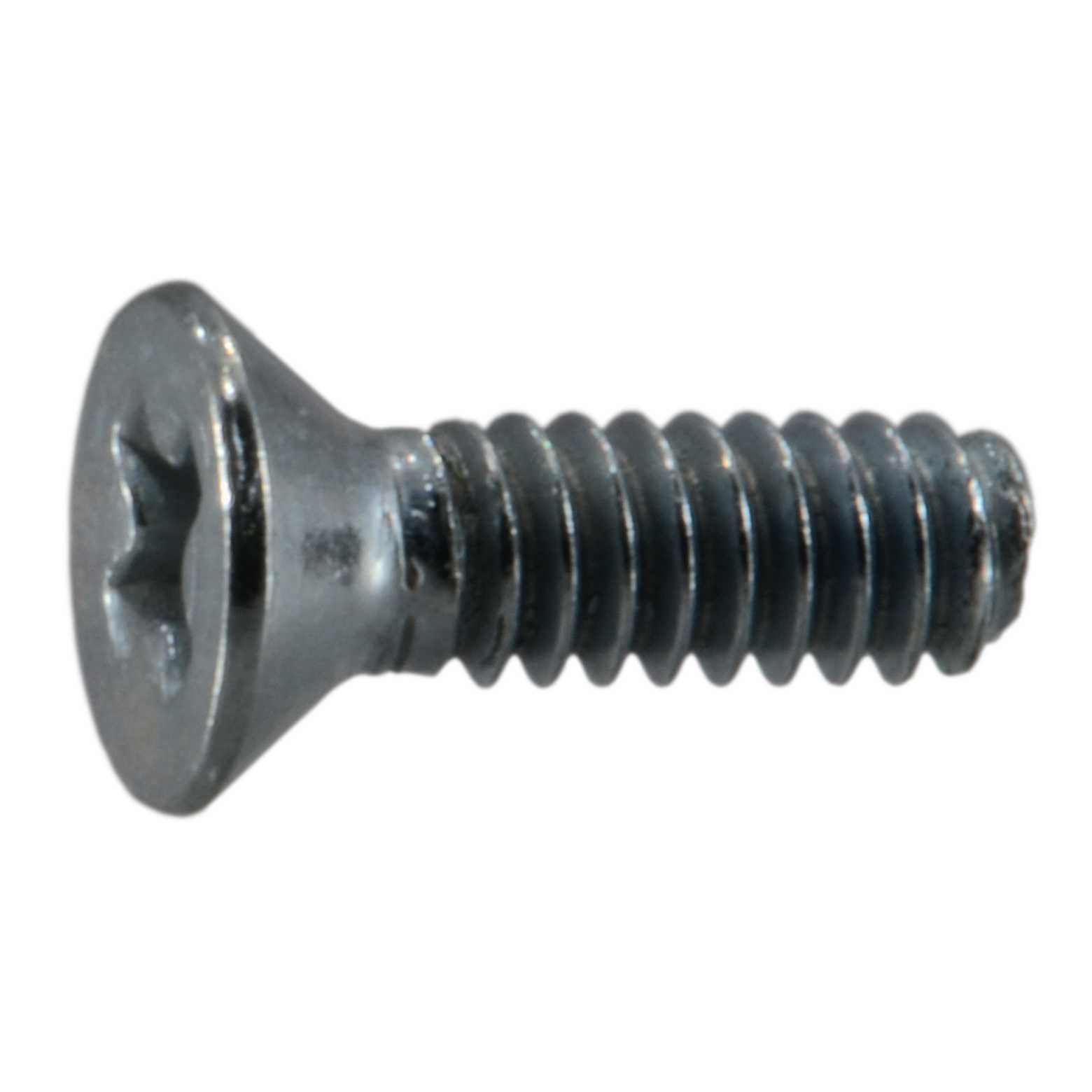 #3-48 x 5/16" Zinc Plated Steel Coarse Thread Phillips Flat Head Machine Screws