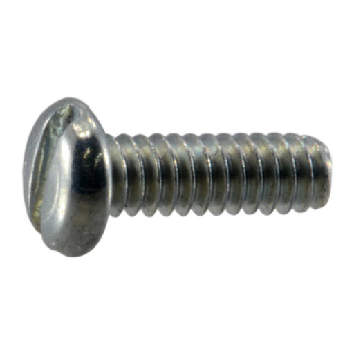 #3-48 x 5/16" Zinc Plated Steel Coarse Thread Slotted Pan Head Machine Screws