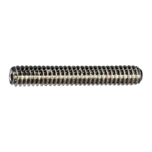 #0-80 x 3/8" 18-8 Stainless Steel Fine Thread Hex Socket Headless Set Screws