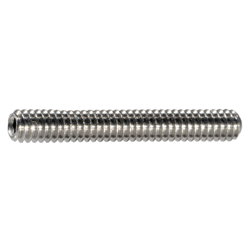 #2-56 x 5/8" 18-8 Stainless Steel Coarse Thread Hex Socket Headless Set Screws