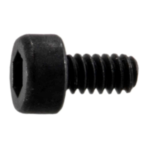 1.6mm-0.35 x 3mm Black Oxide Class 12.9 Steel Coarse Thread Knurled Head Hex Socket Cap Screws