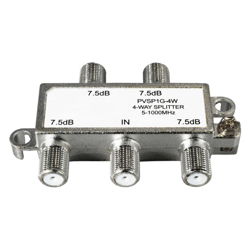 3/8"-32 Coaxial 4-way Splitter F-Type Connectors