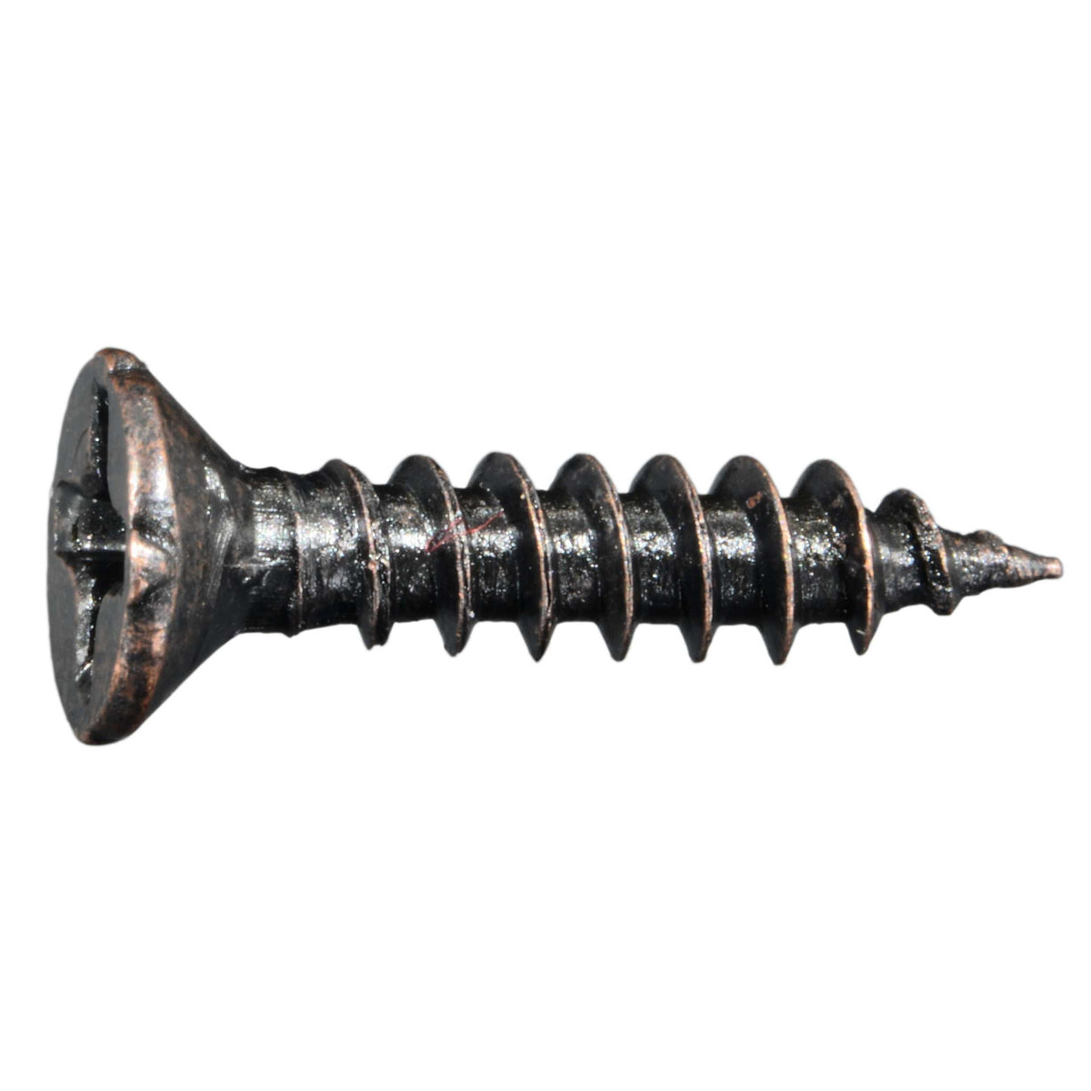 #5 x 5/8" Oiled Bronze Phillips Flat Head Hinge Screws