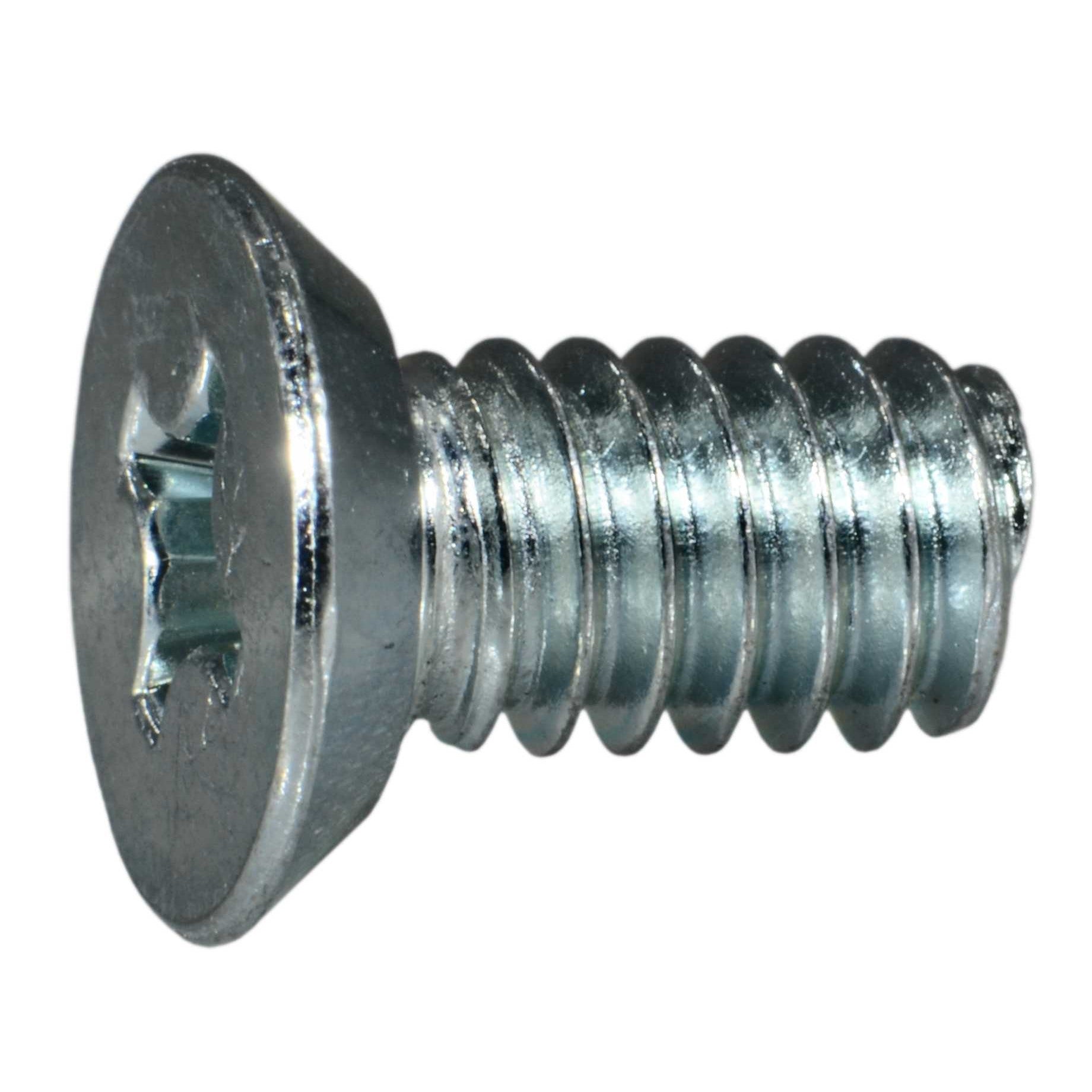 1/4"-20 x 1/2" Zinc Plated Steel Coarse Thread Phillips Flat Undercut Head Machine Screws