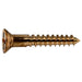 #8 x 1" Silicon Bronze Phillips Flat Head Wood Screws