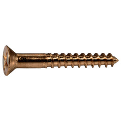 #8 x 1-1/4" Silicon Bronze Phillips Flat Head Wood Screws