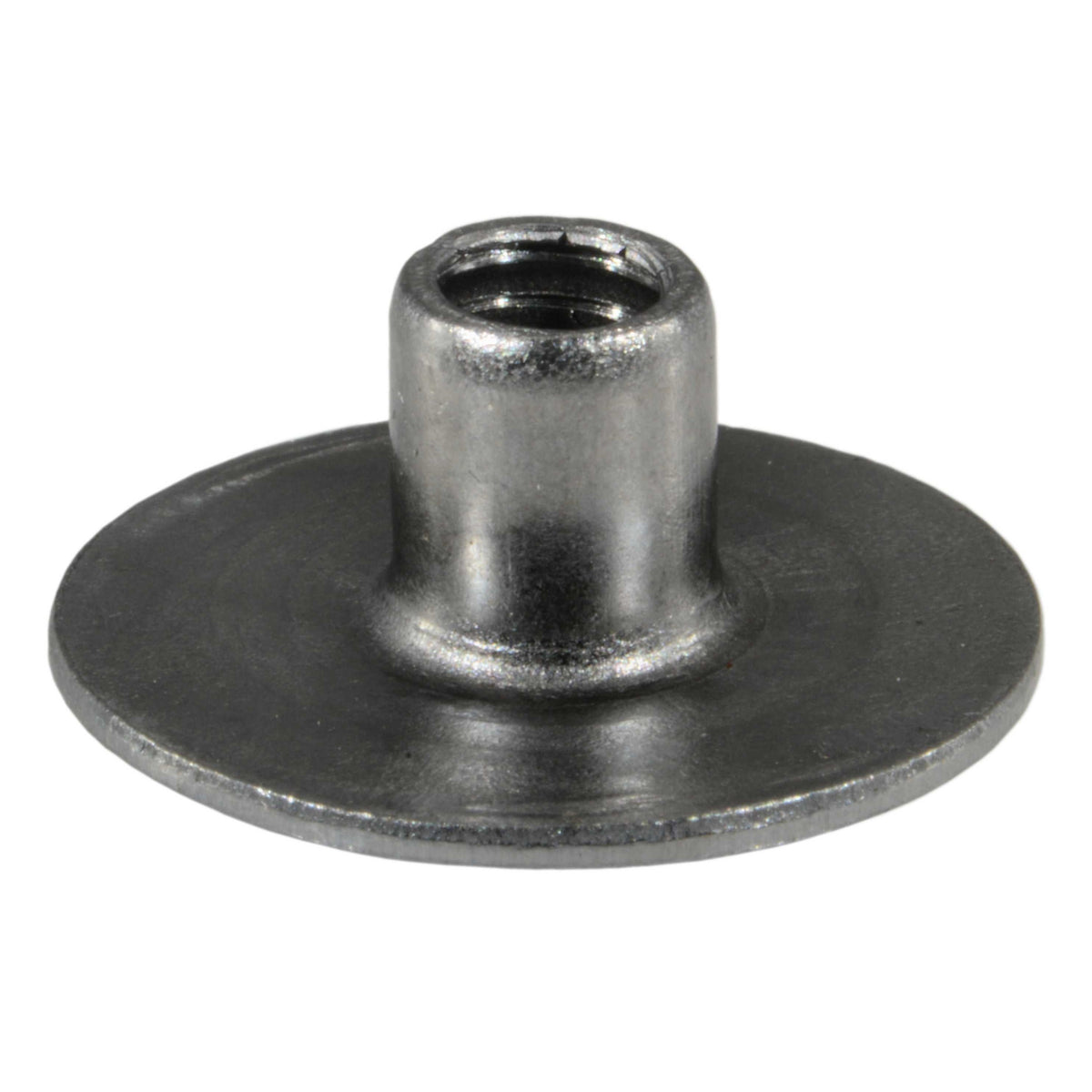 #10-24 x 5/16" Plain Steel Coarse Thread Round Weld Nuts