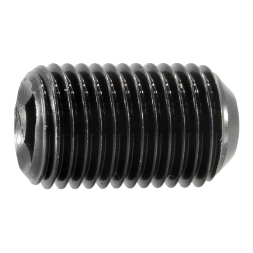 3/8"-24 x 5/8" Black Oxide Steel Fine Thread Socket Set Screws