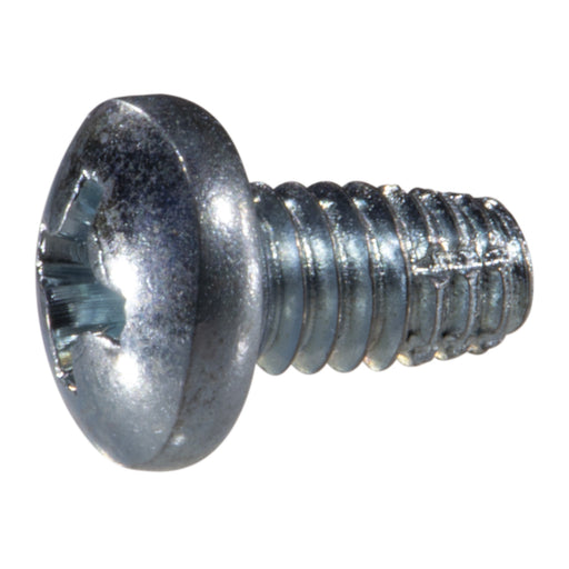 #8-32 x 5/16" Zinc Plated Steel Coarse Thread Phillips Pan Head Type F Sheet Metal Screws