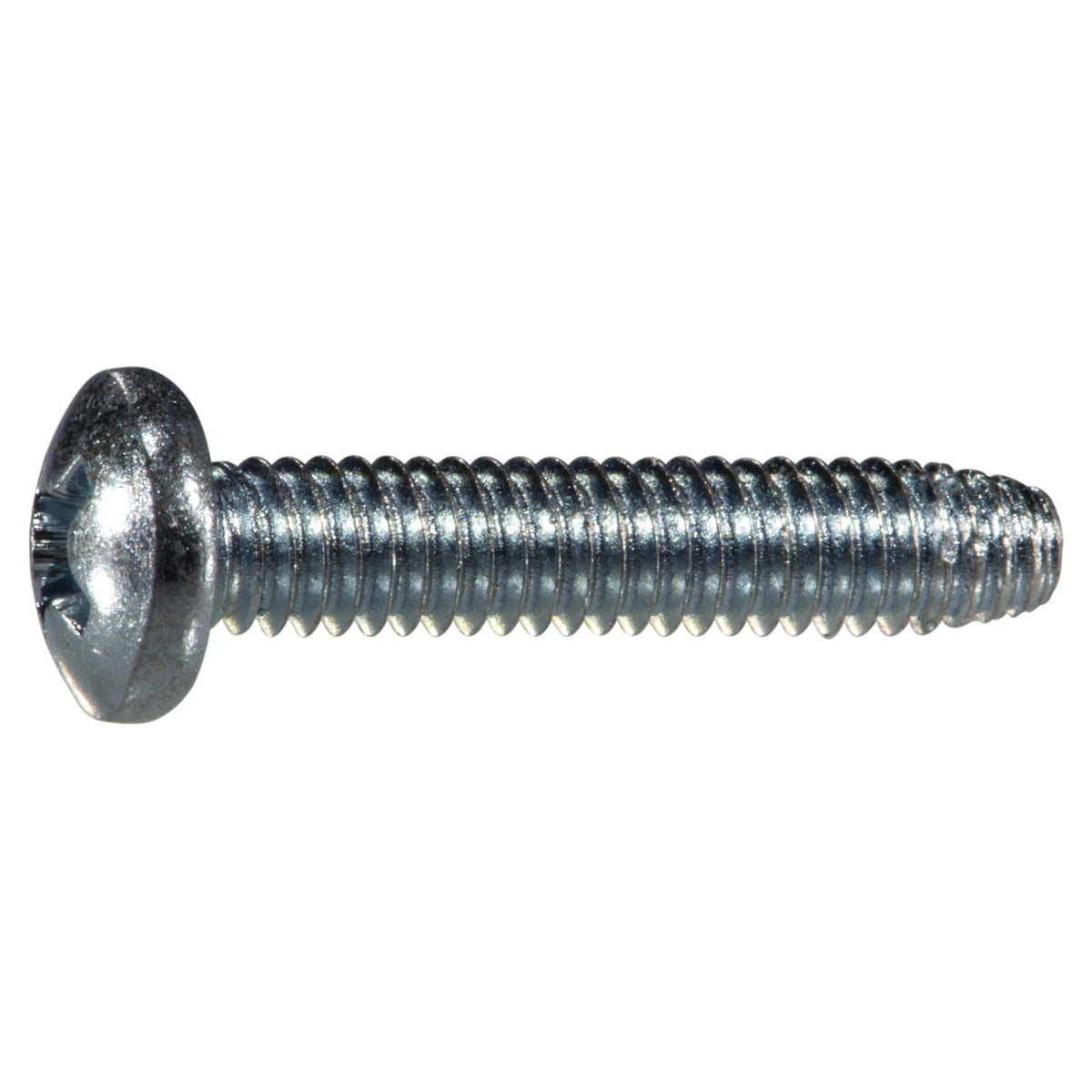 #8-32 x 7/8" Zinc Plated Steel Coarse Thread Phillips Pan Head Type F Sheet Metal Screws