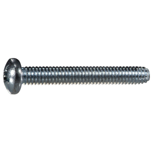 #8-32 x 1-1/4" Zinc Plated Steel Coarse Thread Phillips Pan Head Type F Sheet Metal Screws