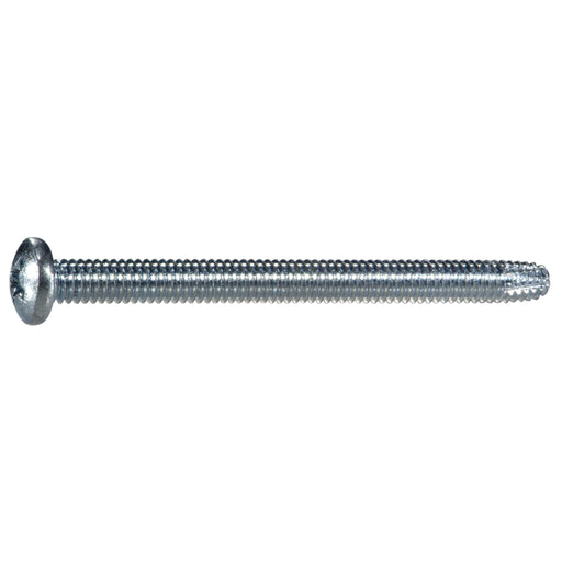 #8-32 x 2" Zinc Plated Steel Coarse Thread Phillips Pan Head Type F Sheet Metal Screws
