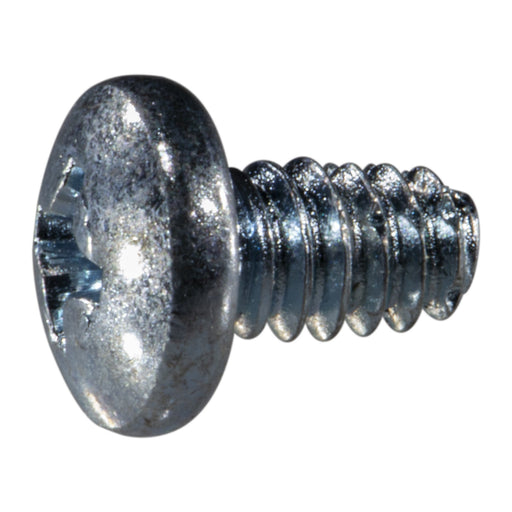 #10-24 x 5/16" Zinc Plated Steel Coarse Thread Phillips Pan Head Type F Sheet Metal Screws
