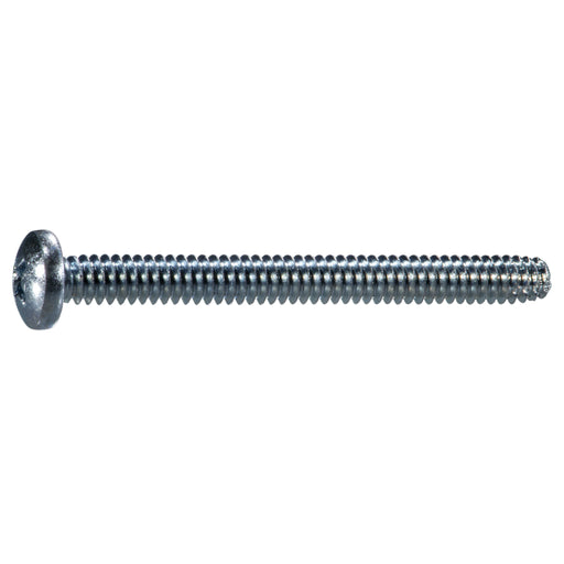 #10-24 x 2" Zinc Plated Steel Coarse Thread Phillips Pan Head Type F Sheet Metal Screws