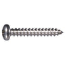 #12 x 1-1/2" 316 Stainless Steel Phillips Pan Head Sheet Metal Screws