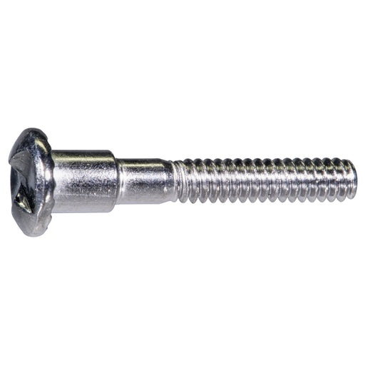 #10-24 x 1-5/16" Zinc Plated Steel Coarse Thread Slotted One-Way Pan Head Machine Screws