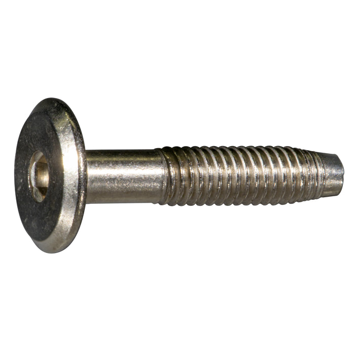 6mm-1.00 x 30mm Nickel Plated Steel Coarse Thread Joint Connector Bolts