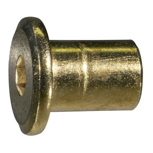 6mm-1.00 Brass Plated Steel Coarse Thread Joint Connector Caps