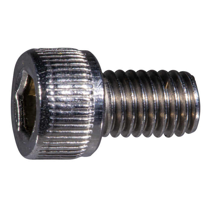 #10 x 5/16" Stainless Steel Fine Thread Knurled Head Hex Socket Cap Screw