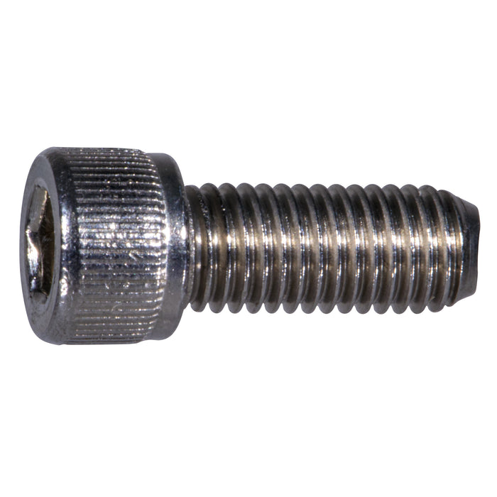 1/4" x 5/8" Stainless Steel Fine Thread Knurled Head Hex Socket Cap Screw