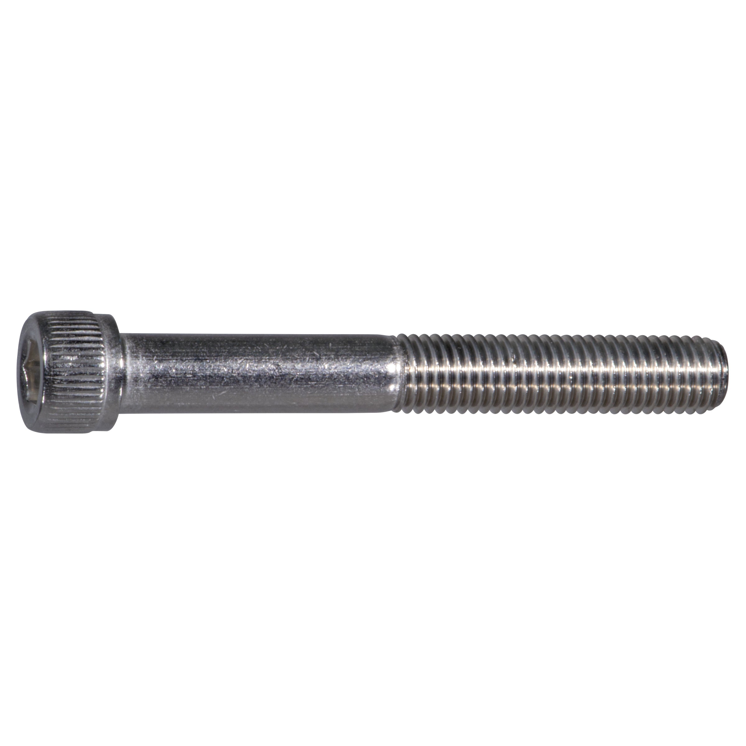 1/4" x 2" Stainless Steel Fine Thread Knurled Head Hex Socket Cap Screw