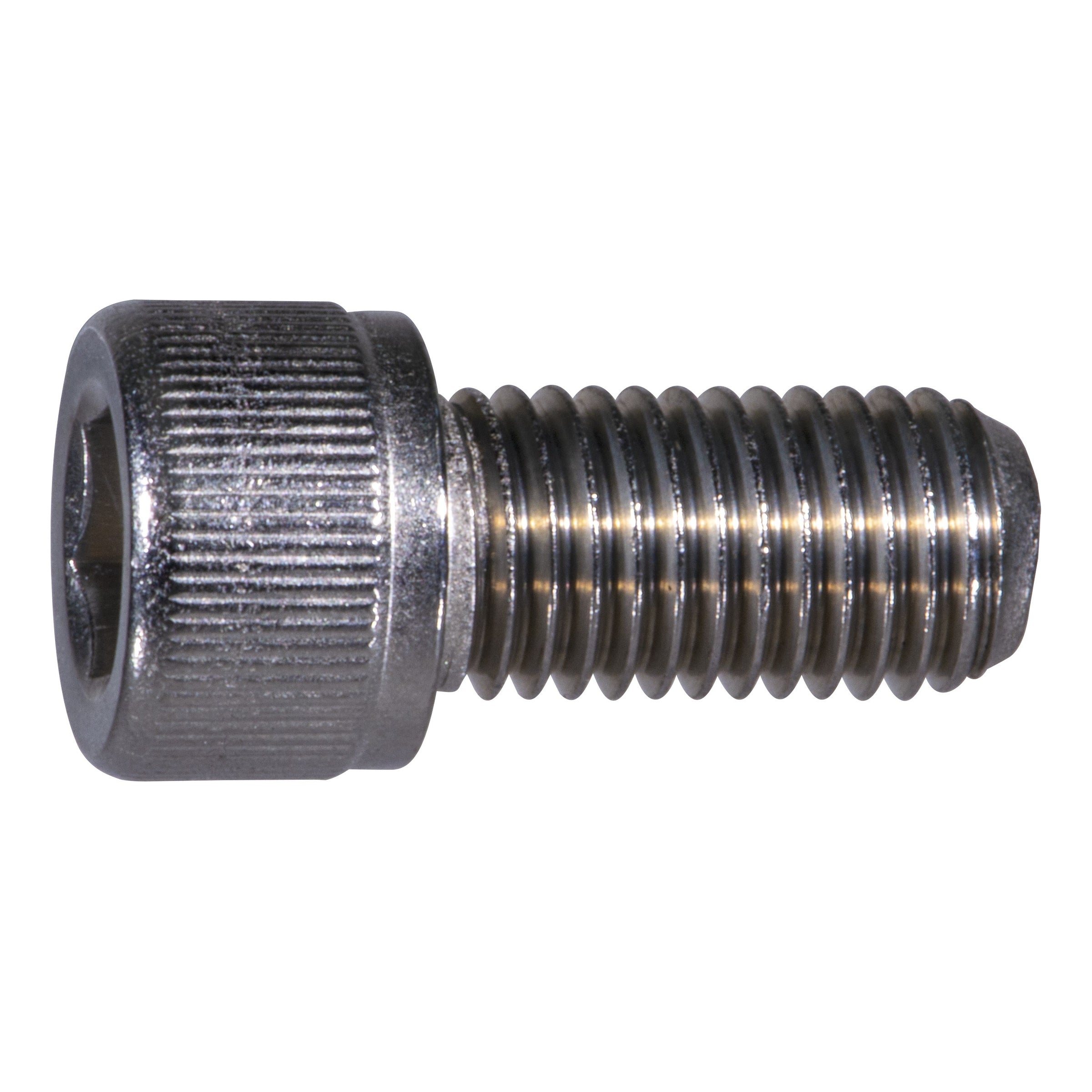 5/16" x 5/8" Stainless Steel Fine Thread Knurled Head Hex Socket Cap Screw