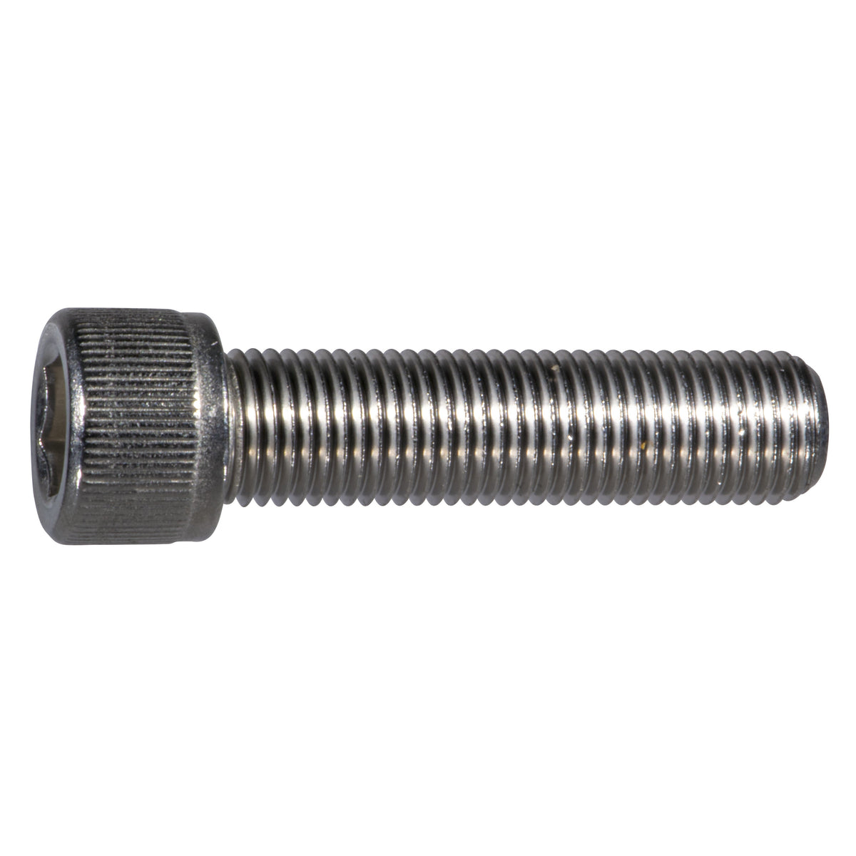 3/8" x 1-1/2" Stainless Steel Fine Thread Knurled Head Hex Socket Cap Screw