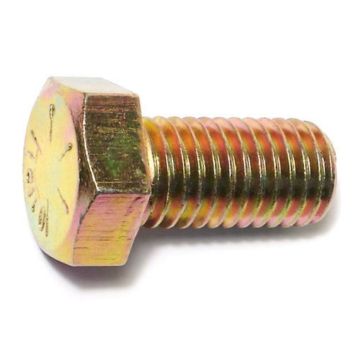 5/8"-11 x 1-1/4" Zinc Plated Grade 8 Steel Coarse Thread Hex Cap Screws