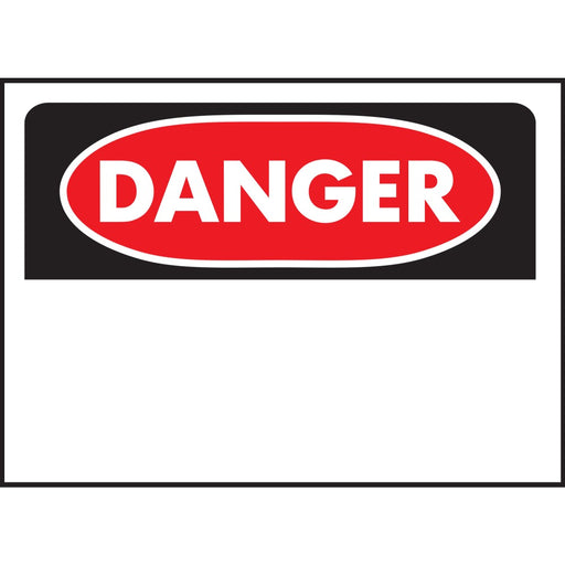 Danger (Blank) Sign 10" x 14" (5 pcs.)