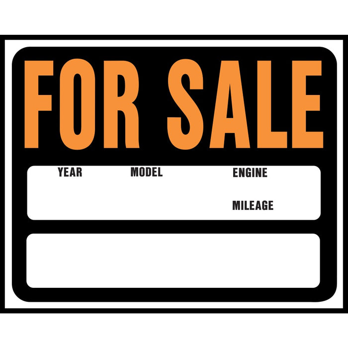 Auto/Boat For Sale Sign 14.5" x 18.5" (5 pcs.)