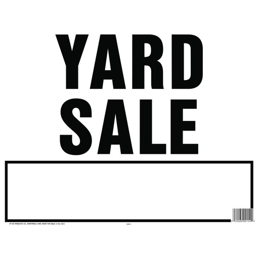 Yard Sale Sign 18" x 23" (5 pcs.)