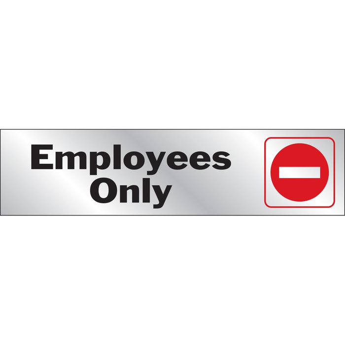 2X8 Employees Only Sign 2" x 8" (10 pcs.)