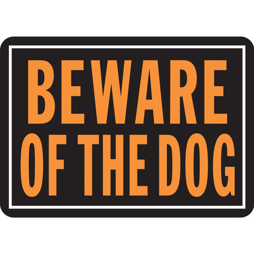 Beware Of Dog Sign 9.25" x 14" (12 pcs.)