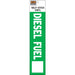 Diesel Fuel Sign 2" x 8" (10 pcs.)