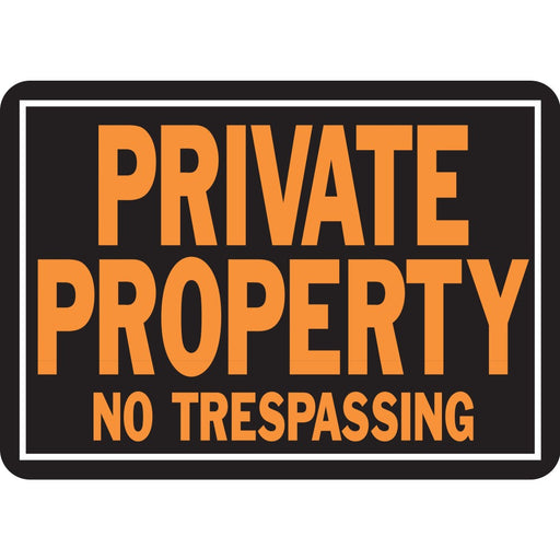 Private Property No Trespassing Sign 9.25" x 14" (12 pcs.)
