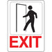 Exit Sign 5" x 7" (5 pcs.)