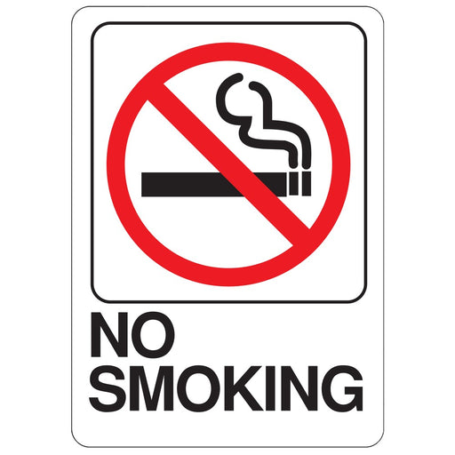 No Smoking Sign 5" x 7" (5 pcs.)