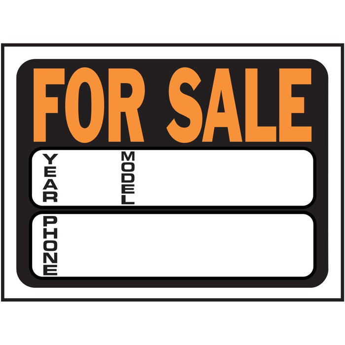 Auto For Sale Sign 8.5" x 12.5" (10 pcs.)