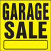 Garage Sale Sign 11" x 11" (20 pcs.)