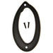 4" Black Plastic Number 0 (10 pcs.)