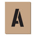 2" Number and Letter Stencils  (6 pcs.)