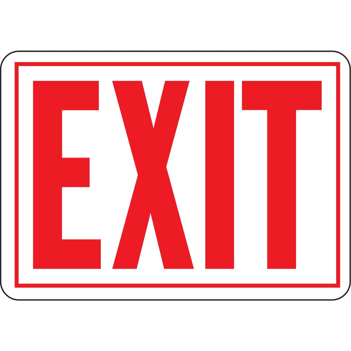 Exit Sign 9.25" x 14" (12 pcs.)