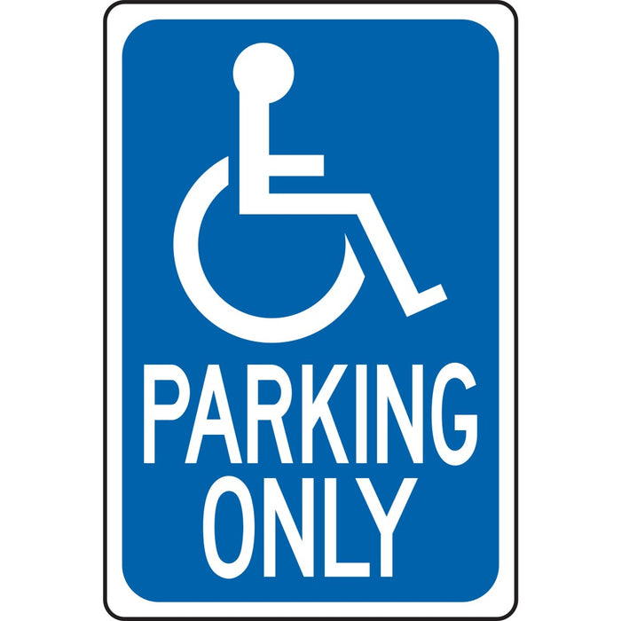 Handicapped Parking Sign 12" x 18" (1 pc.)