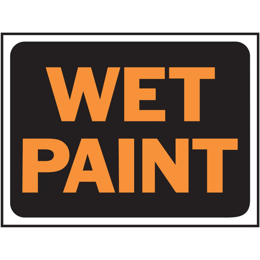 Wet Paint Sign 8.5" x 12.5" (10 pcs.)