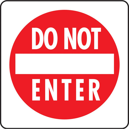 Do Not Enter Sign 12" x 18" (1 pc.)