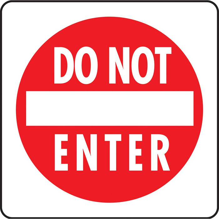 Do Not Enter Sign 12" x 18" (1 pc.)