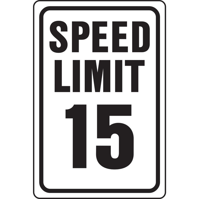 Speed Limit 15 Mph Sign 12
