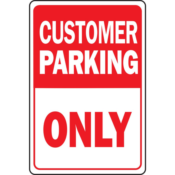 Customer Parking Only Sign 12" x 18" (1 pc.)