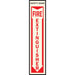 Fire Extinguisher Sign 4" x 18" (10 pcs.)